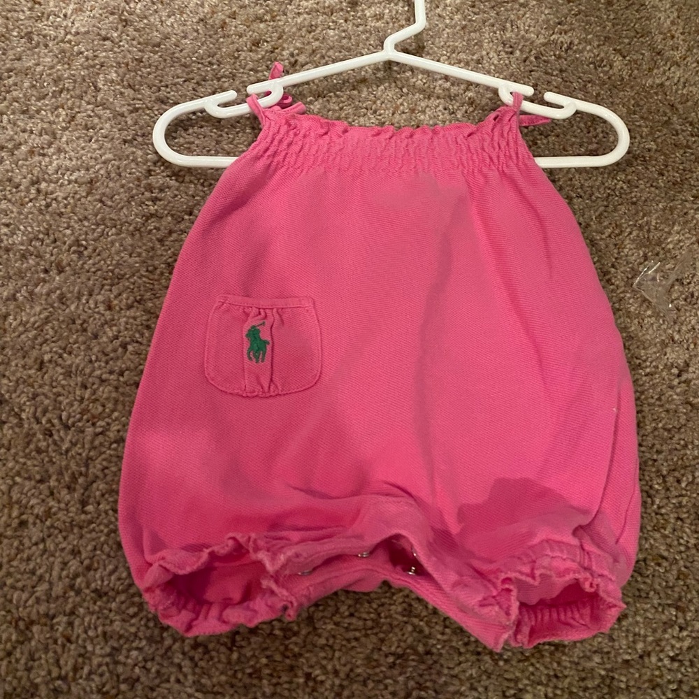 Ralph Lauren baby romper. Size 3m